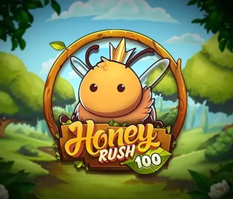 Honey Rush 100 game by Play’n GO – logo hosted on Vulkan Vegas